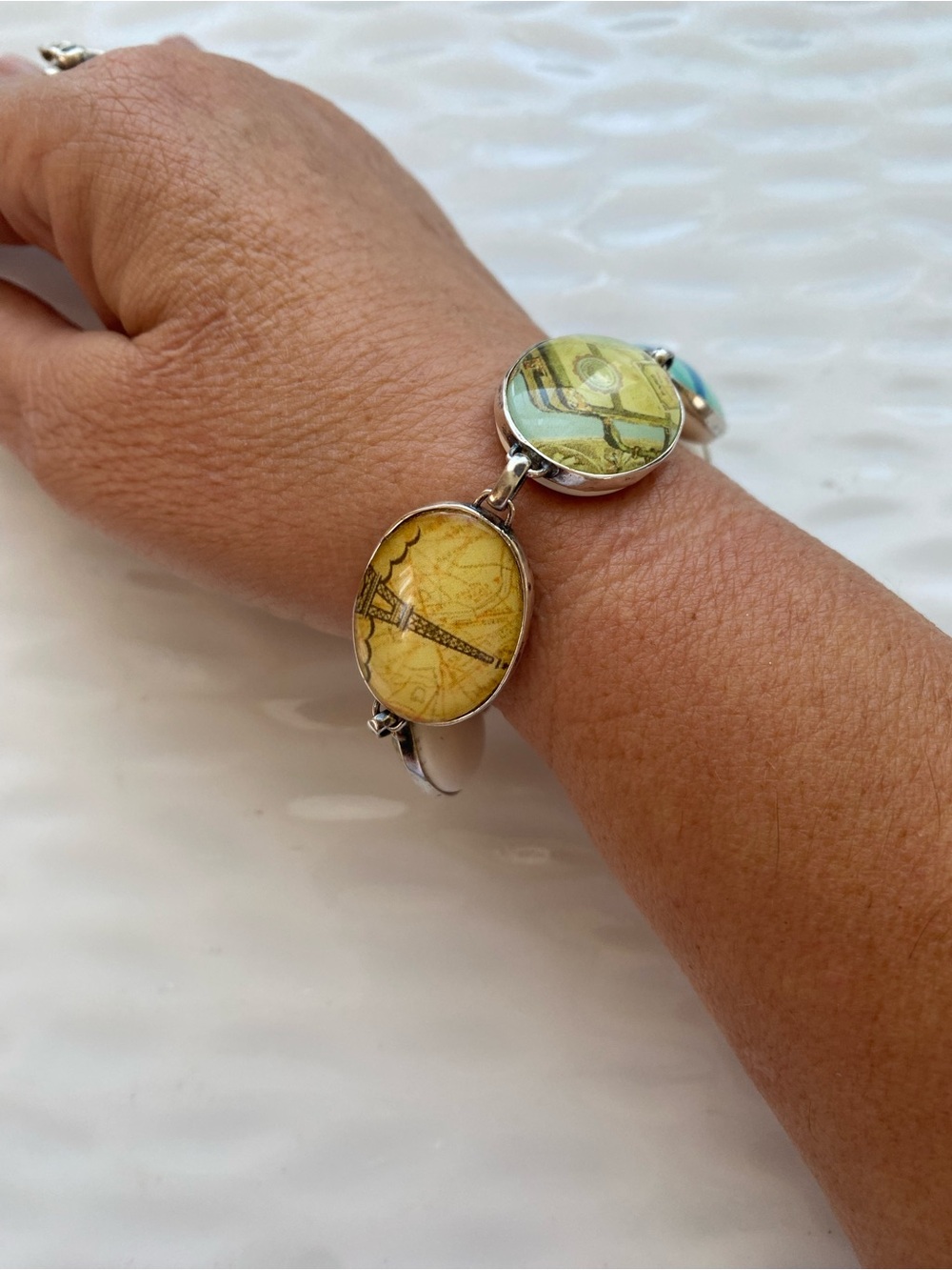 Silpada Passport Bracelet Rare B2436 - Picture 8 of 10